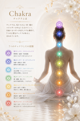 チャクラと音の周波数のお話～体には、7つの「音の扉」がある～